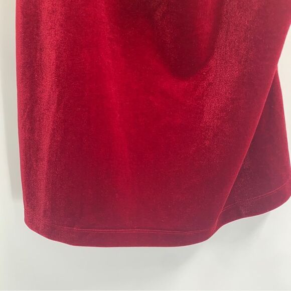 Chico’s NWTCrimson Red Scoop Neck Velvet Loose Fit Tank Top Chico’s Size 3 (XL) - Picture 7 of 8